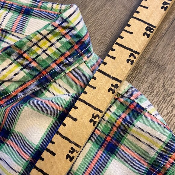 Vintage Old Navy Plaid Button Front Shirt Women's Size Large - Picture 5 of 6